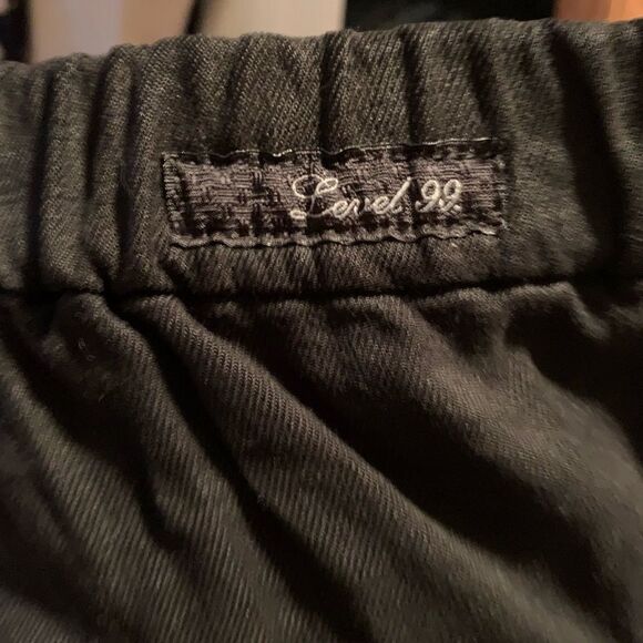 NWT! Level 99 black linen blend lounge pants - Picture 11 of 13